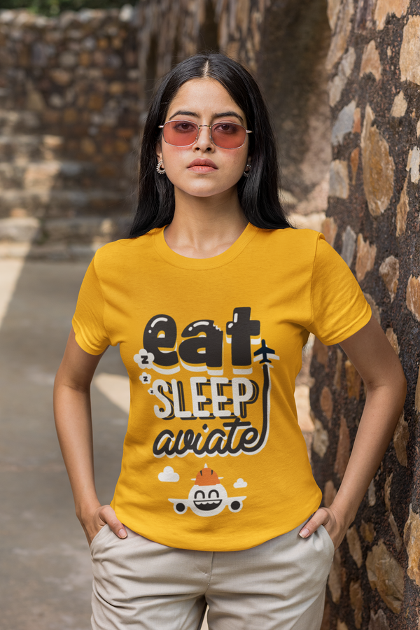 Eat Sleep Aviate Women's T-Shirt