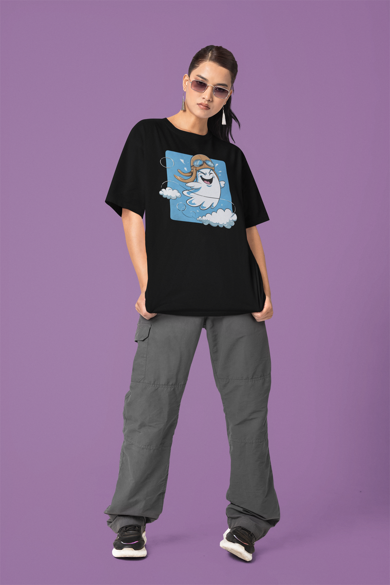 Casper Pilot  Oversized T - Shirt