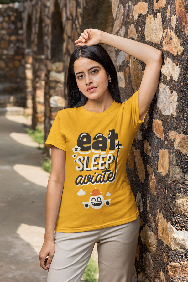 Eat Sleep Aviate Women's T-Shirt