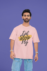 Eat Sleep Fly  Oversized T-Shirt