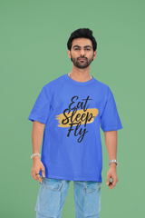 Eat Sleep Fly  Oversized T-Shirt