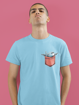 Plane in Pocket T-Shirt