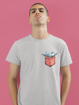 Plane in Pocket T-Shirt