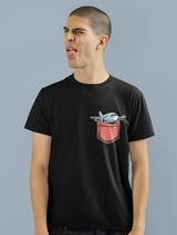 Plane in Pocket T-Shirt